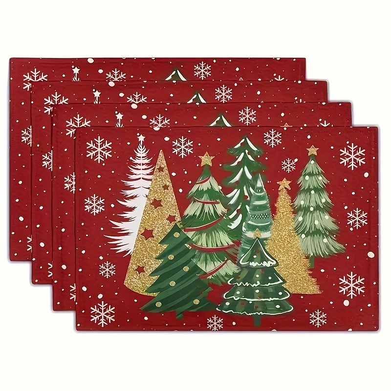 Czerwona podkładka na stół z n – Family Tree Print recenzja i cena