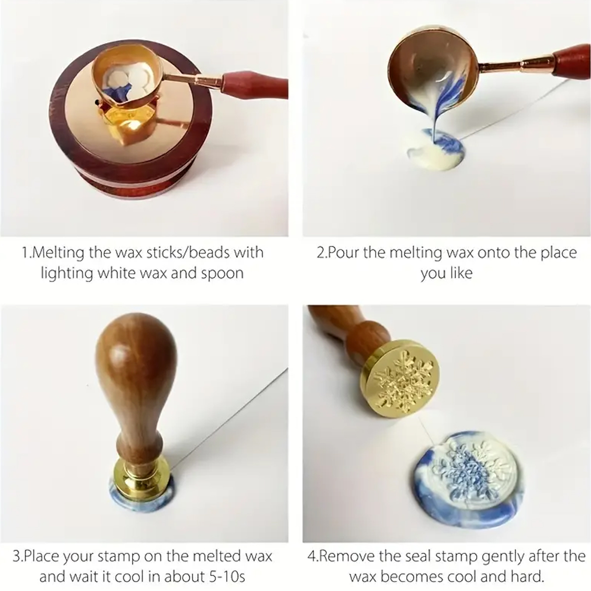 100 sztuk / worek Zestaw koral – Wax Seal Letter Kit recenzja i cena