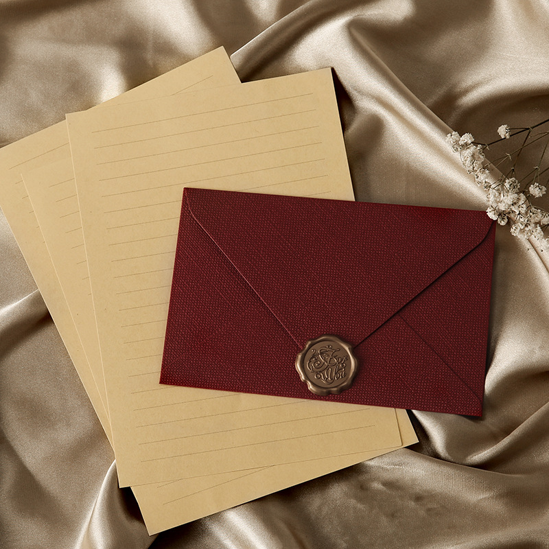 10 sztuk lnianych brązowych pa – Wax Seal Letter Kit recenzja i cena